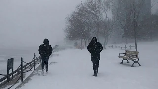 Alert!! Severe snow storm effect at 50Kmph in Toronto, Ontario