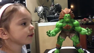 Blanka Savage Exclusive street fighter 1/4 scale statue by Pop Culture Shock Collectibles