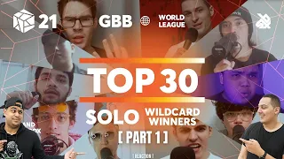 TOP 30-8 Solo Showcase Wildcard Compilation | GBB21: WORLD LEAGUE [PART 1] | REACTION