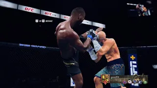 Recreation of the Leon Edwards Head Kick on Ranked ! - UFC4