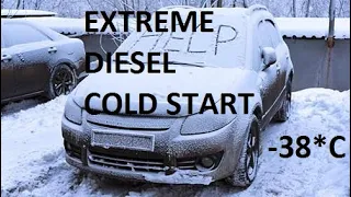 Extreme DIESEL HARD cold start compilation -40*C SPECIAL #100 | запуск дизеля в экстремальный мороз