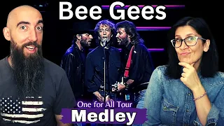 Bee Gees - Medley (REACTION) with my wife