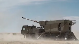 Elbit Systems and Rheinmetall 155mm L52 wheeled self-propelled howitzer