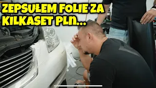 ZEPSUŁEM FOLIE ZA KILKASET PLN...