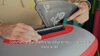 Comment installer un aileron US Box sur une planche à pagaie