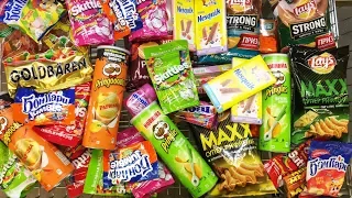 ✅ A Lot Of NEW Candy 2018 #46 ASMR / Mentos Skittles Chips Pringles Lays Haribo Nesquik