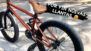 POR FIN COMPRE LLANTAS NUEVAS PARA MI BMX 😍