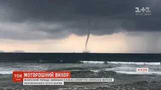 Кількакілометровий вихор пронісся морським узбережжям штату Коліма