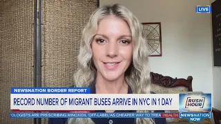 Record number of migrant buses arrive in NYC in 1 day | Rush Hour