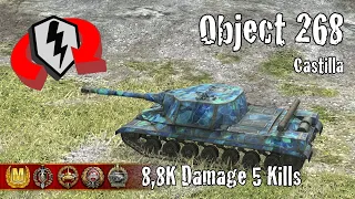 Object 268  |  8,8K Damage 5 Kills  |  WoT Blitz Replays