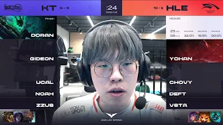 LCK Match 76  KT vs. HLE Game 2 | LCK Spring 2021 W9D1 KT Rolster vs. Hanwha Life Esports G2