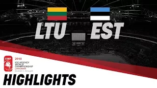 Lithuania - Estonia | Highlights | 2018 IIHF Ice Hockey World Championship Division I Group B