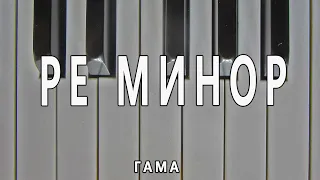 Гама Ре Минор &  Ноти | D Minor Scale & Sheet Music