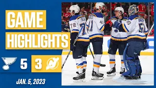 Game Highlights: Blues 5, Devils 3