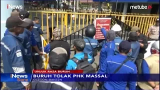 Tolak PHK Massal, Ribuan Buruh PT Krakatau Steel Unjuk Rasa - iNews Sore 03/07