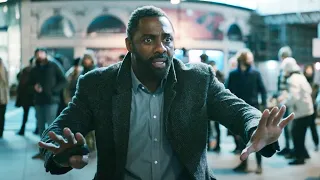 LUTHER: THE FALLEN SUN (2023) clip sees Idris Elba take on Andy Serkis' villain at Piccadilly Circus