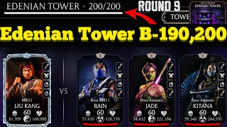 Edenian Tower Boss Battle 200 & 190 Fight + Reward MK Mobile 2023
