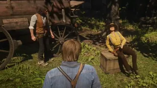 RDR2. Unique dialogues of what Sadie thinks about Arthur and Abigail