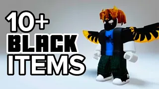 10 FREE BLACK ITEMS ROBLOX! 😱😳(2023)