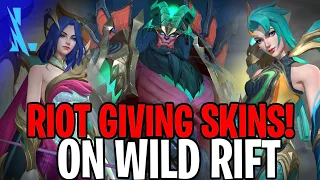 WILD RIFT -  RIOT GAMES GIVING AWAY FREE SKINS (PORO ENERGY) - LEAGUE OF LEGENDS: WILD RIFT