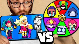 New Brawler MANDY, CHESTER & GRAY vs RANDOM WHEEL!! 😱