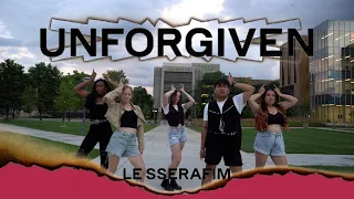 [KPOP IN PUBLIC] LE SSERAFIM (르세라핌) - UNFORGIVEN | Dance Cover by KOMET in Milwaukee USA