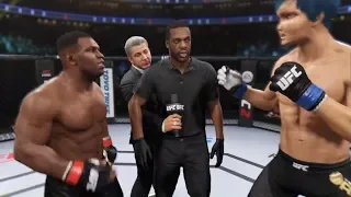 Mike Tyson vs. Crazy Anime (EA Sports UFC 2) - CPU vs. CPU 🥊