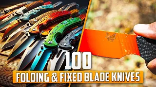 100 Folding & Fixed Blade Knives for Survival | Military Tactical Knives