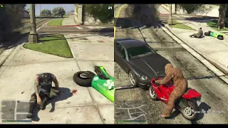 GTA V in 2023 - Splitscreen Gameplay with 2 Players on Nucleus Coop PC