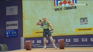 2017 European Weightlifting Championships Men 94 kg  Тяжелая атлетика Чемпионат Европы [1080]