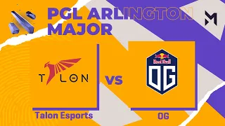Talon Esports vs OG | Game 1 | Group Stage - PGL Major Arlington 2022