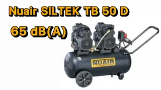 NUAIR SILTEK TB 50 D tichý bezolejový kompresor - test hlučnosti 🔊