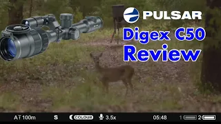 Pulsar Digex C50 digital night vision scope review. @PulsarNV