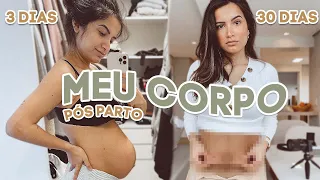 TOUR PELO MEU CORPO PÓS PARTO NORMAL | como estou me sentindo? | Vanessa Lino