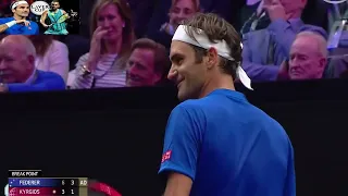 LAVER CUP FEDERER VS KYRGIOS TOP 3 MATCH 2017 2019 2019 HIGHLIGHTS