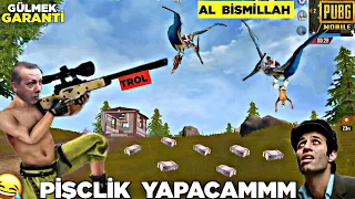 OLAĞANDIŞI TROLLEDİM 😱(%1.999.999 GÜLMEK GARANTİ ) 😂 PUBG MOBİLE KOMİK MONTAJ