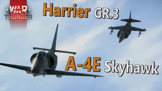 RAF Harrier GR.3 Vs Argentine A-4 Skyhawk (1982) | Falklands War Dogfight | War Thunder