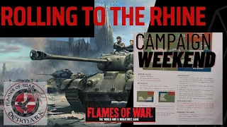 Flames of war Campaign: Rolling to the Rhine