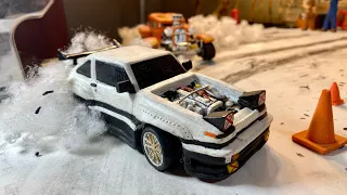 How To Make A Clay AE86 Drift Car!!! - Super Cut - (Time lapse Car Build)