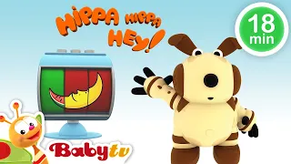 Hippa Hippa Hey  😎 Divertidos juegos de rompecabezas para niños 🧩 | Dibujos animados  @BabyTVSP