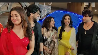 Shivangi Joshi Ka reaction when Monalisa dancing &  Monalisa Esha Singh  Zain Imam AtBeqaboo Launch