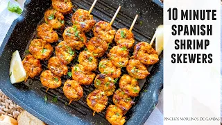 The BEST Shrimp Skewers in Just 10 Minutes! Quick & Easy Recipe