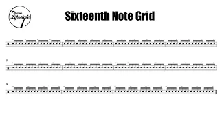 Sixteenth Note Grid