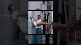 Maurice & his muscles 💪🏾😍 • #trending #mauricesam #youtubeshorts #couplegoals