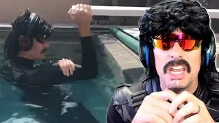 DrDisRespect Reacts to His Video Swimming in the Pool and EPIC Duos Win w/ VSNZ on ROE (9/26/18)