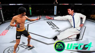 UFC4 Bruce Lee vs Wong Jack Man EA Sports UFC 4 PS5