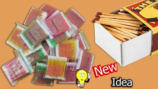 How to reuse waste cotton Buds & Matchstick  Wall Hanging | Best out of waste