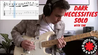 Dark Necessities Guitar Solo with Tab - Red Hot Chili Peppers