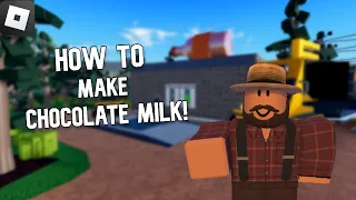 How To Make Chocolate Milk! (Farming and Friends)