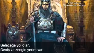 Kazakh Anthem (with turkish subtitle)
